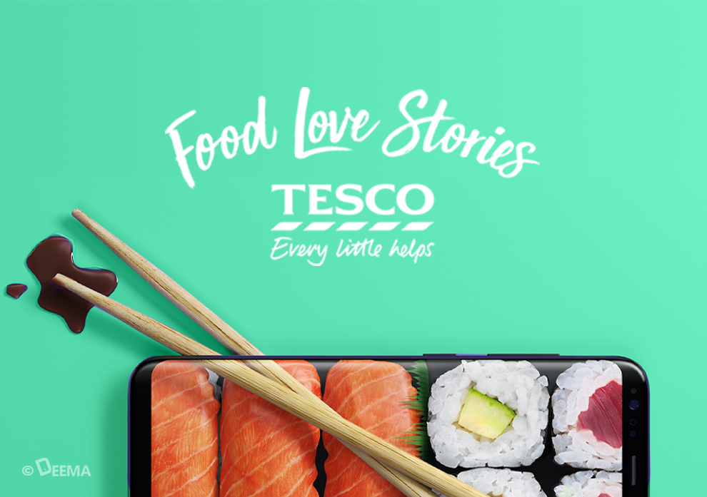 کمپین داستان‌های عاشقانه غذا تسکو (TESCO)