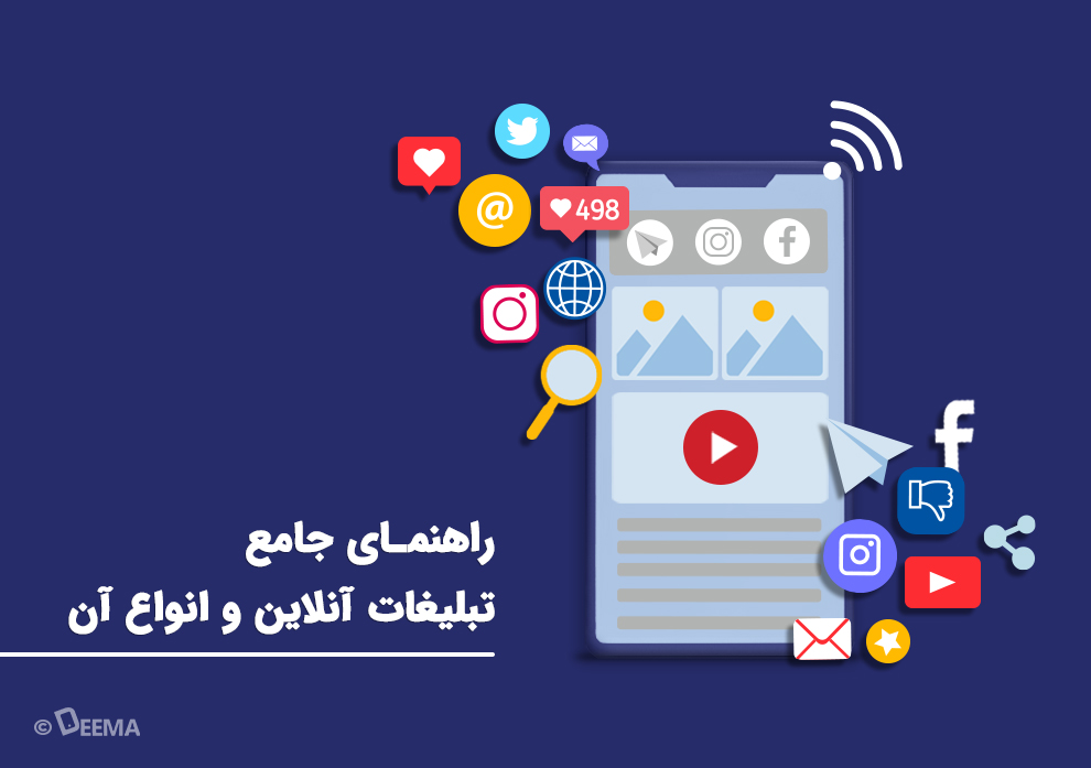 تبلیغات آنلاین؛ تعریف، انواع و تعرفهها
